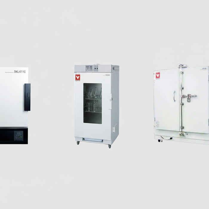 Yamato laboratory ovens price range comparison from budget DKL benchtop to mid-range DG glassware dryer to premium large-capacity DF series