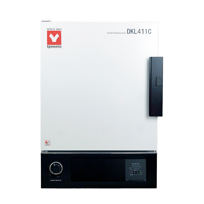 Yamato DKL-411C 90L Programmable Eco-Friendly Laboratory Oven with forced convection, observation window, and digital V-type controller.