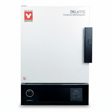 Yamato DKL-611C 150L Programmable Eco-Friendly Laboratory Oven with forced convection, high-visibility digital display, and energy-saving V-type controller.