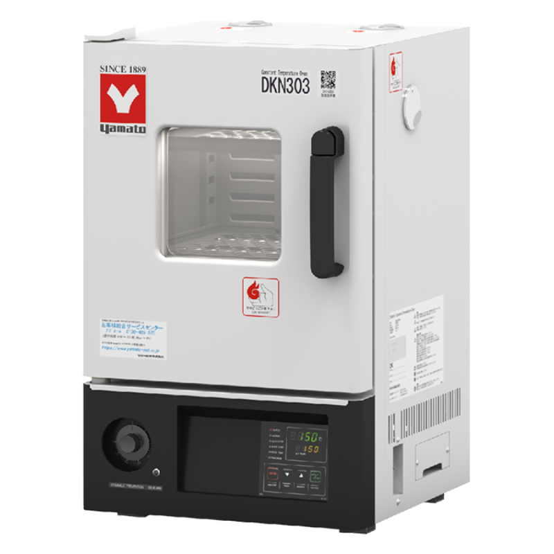 Yamato DKN-303-220V 27L programmable forced convection laboratory oven on white background