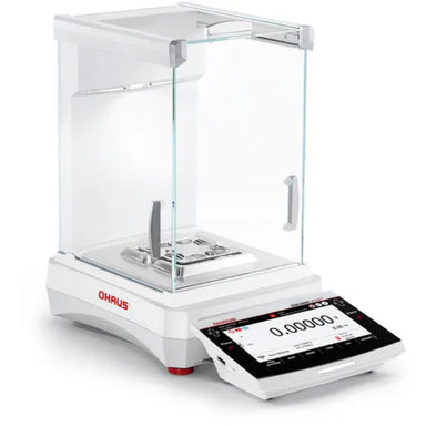 Ohaus Explorer Plus EXP125/AD Semi-Micro Balance, 120g capacity, 0.01mg readability with auto door draftshield