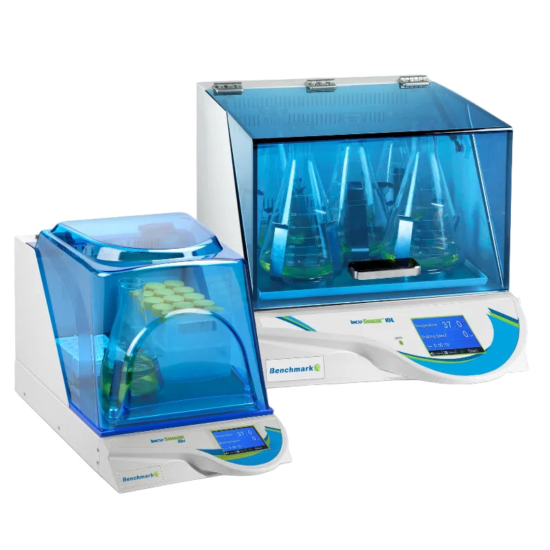 Benchmark Incu-Shaker Mini H1001-M and 10L H2010 shaking incubators