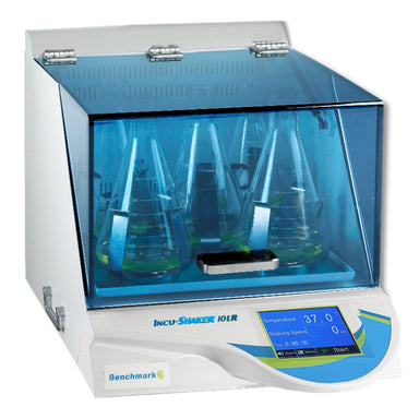 Benchmark Incu-Shaker 10LR H2012 refrigerated shaking incubator, 18x18 inch platform, LED control panel, -12 to 60°C temperature range