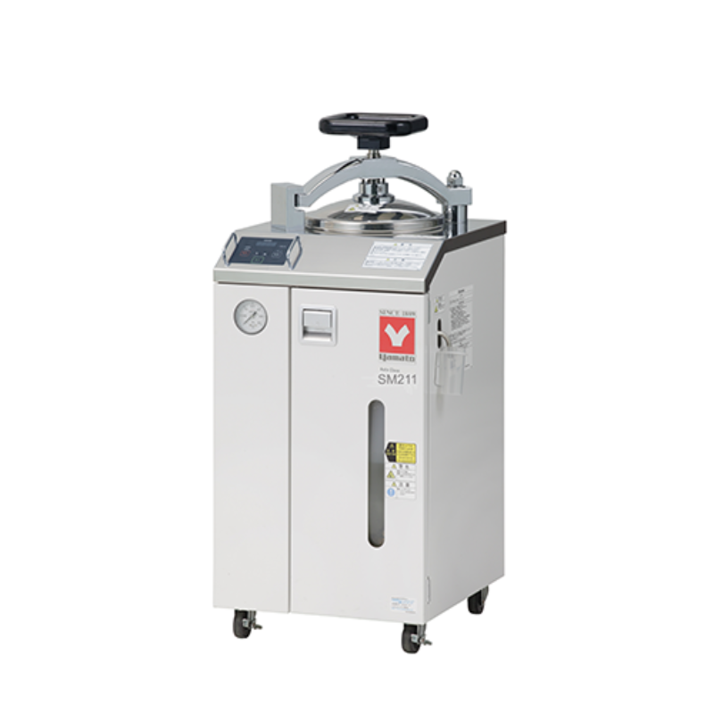 Yamato SM-211 20L 220V autoclave steam sterilizer with integrated dryer on a white background.