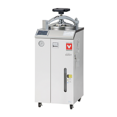 Yamato SM-501 47L 115V autoclave steam sterilizer with integrated dryer on a white background.