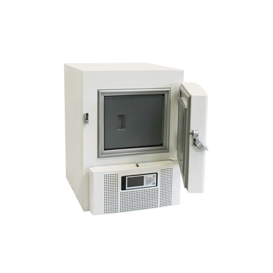 Yamato ULF-101UN undercounter ultra-low freezer, compact 2 cu ft mini-chest design, single locking door, -85°C capability