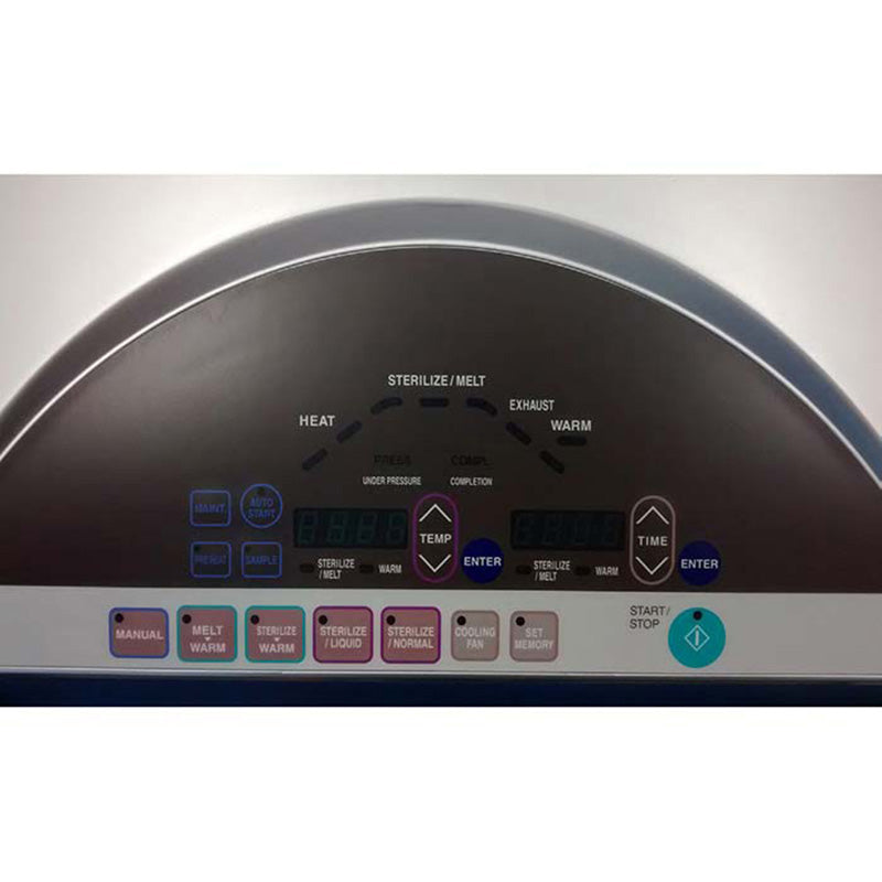 Control panel for a Yamato SN series autoclave